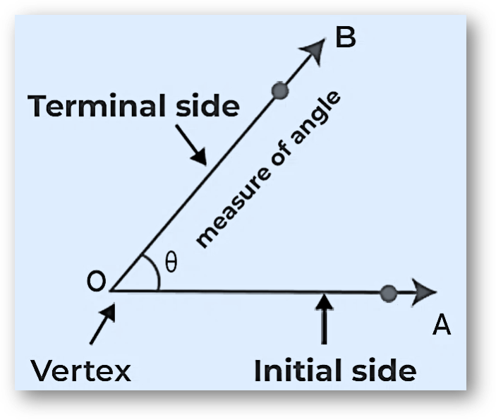 Measuring angles(class 11 math trigonometry)-types of angles, degrees & radians formula, examples & faqs-anand classes Angle definition