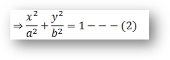 Ellipse 1 Ellipse equation