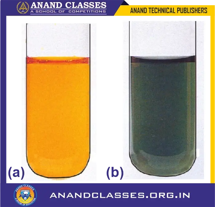 Characteristics of chemical reactions with laboratory examples – class 10 chemistry-anand classes (a) potassium dichromate solution is orange in colour. (b) when sulphur dioxide gas is passed through potassium dichromate solution, the orange colour of potassium dichromate solution changes to green.