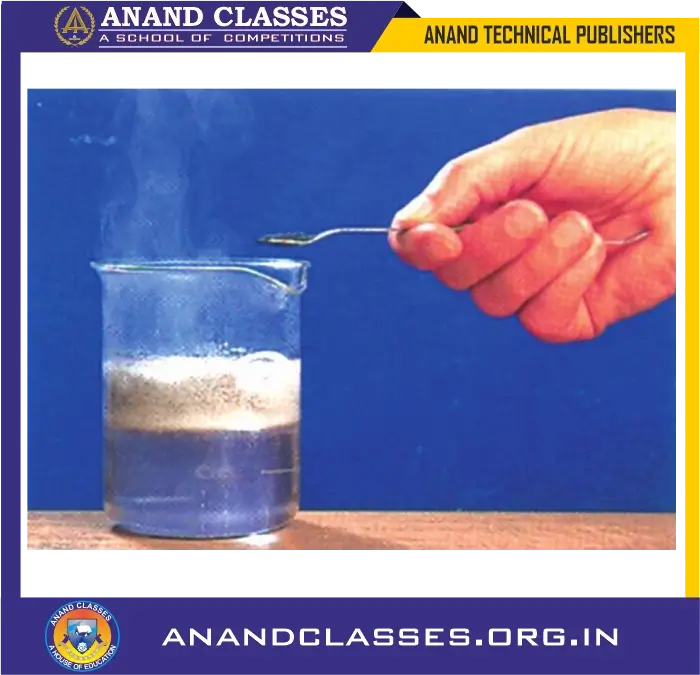 Characteristics of chemical reactions with laboratory examples – class 10 chemistry-anand classes When magnesium reacts with a dilute acid, then hydrogen gas is evolved